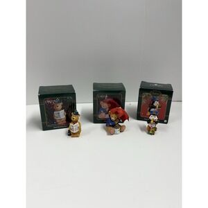 Lot‎ of 3 Carlton Cards Heirloom Collection Christmas Ornament